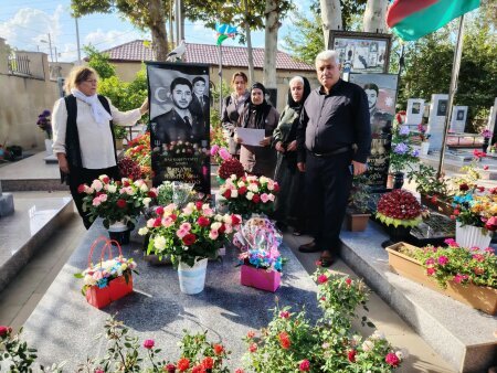 “Sosial Dövlət Naminə” İctimai Birliyinin Binəqədi Rayon Təşkilatı Şəhid İsrayıl Cəfərzadənin Xatirəsini Yad Etdi - FOTOLAR